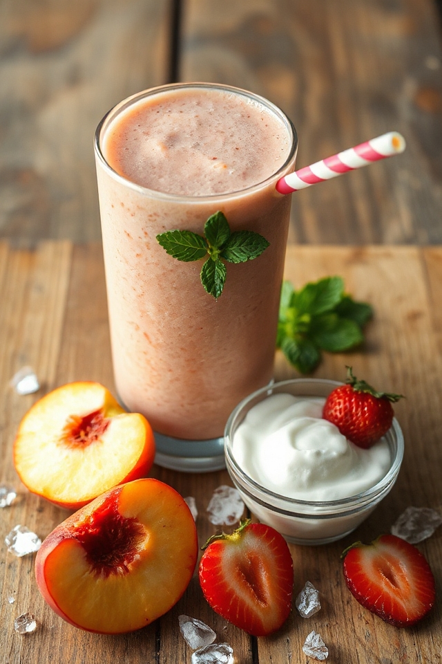 peach berry smoothie recipe