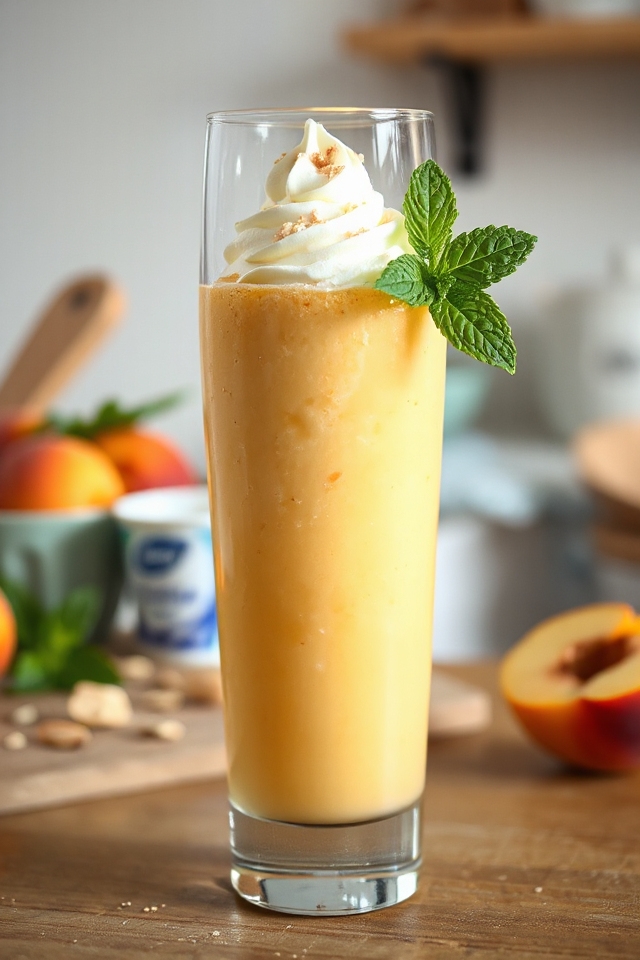 peach smoothie recipe instructions