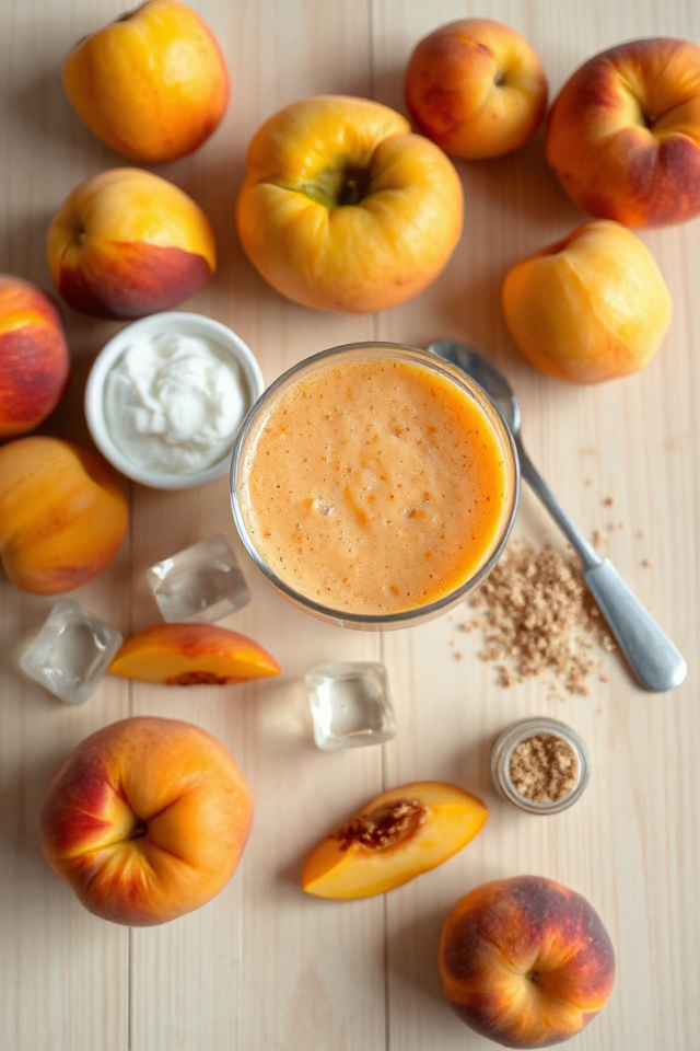 peach yogurt smoothie recipe