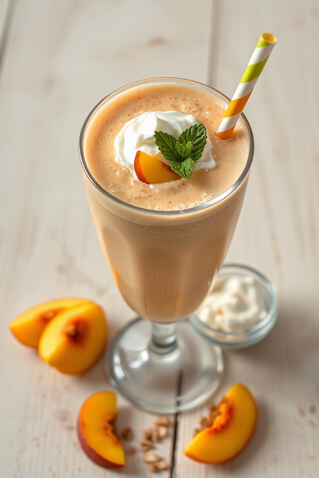 peachy creamy smoothie recipe