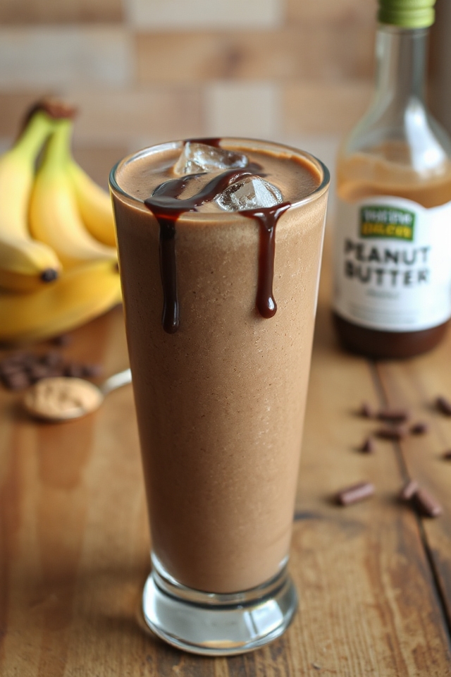 peanut butter chocolate smoothie