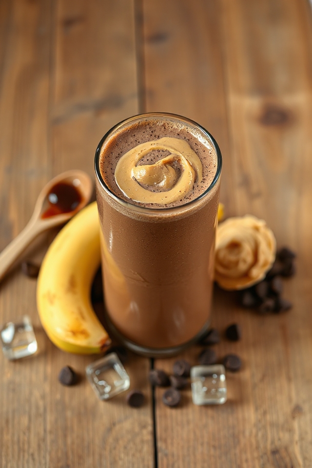 peanut butter chocolate smoothie