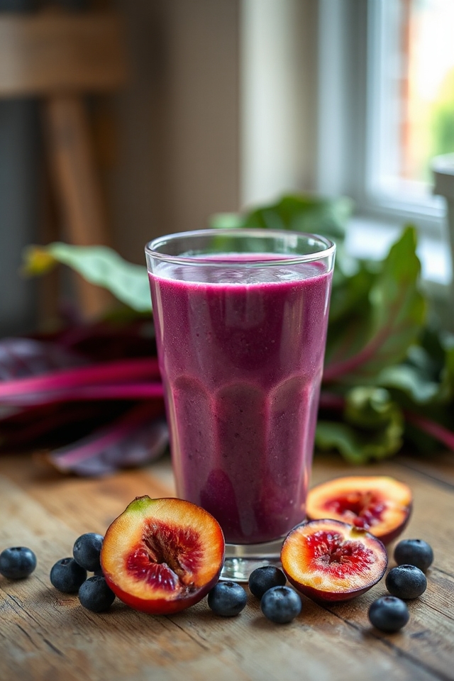 purple smoothie recipe instructions