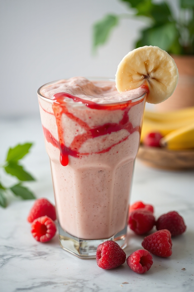 raspberry banana smoothie recipe