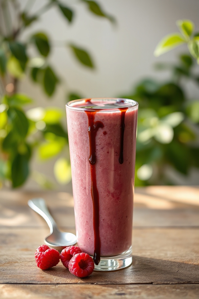 raspberry chocolate smoothie recipe