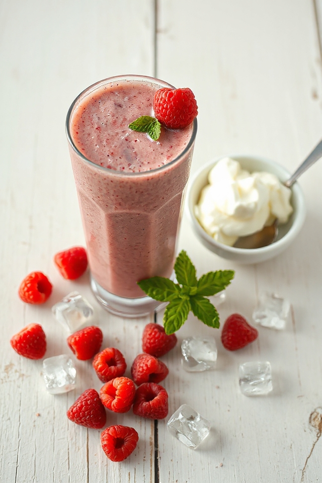 raspberry smoothie preparation guide