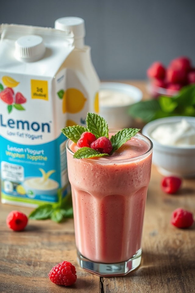 raspberry smoothie recipe instructions