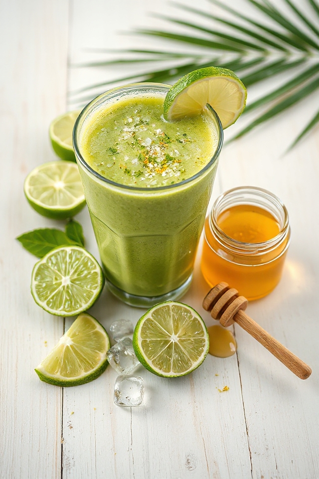 refreshing lime smoothie recipe