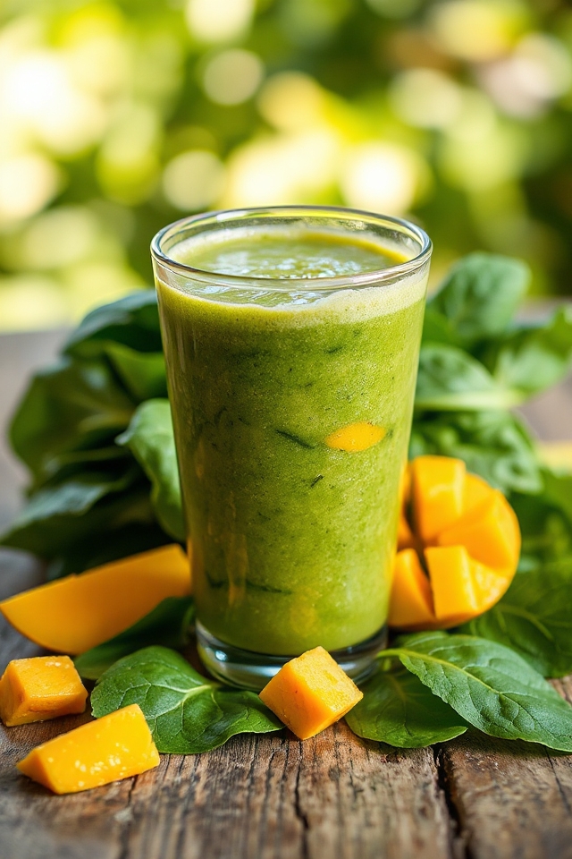spinach mango smoothie recipe