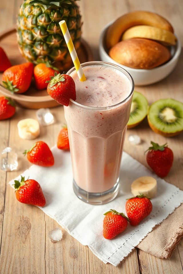 strawberry banana smoothie recipe