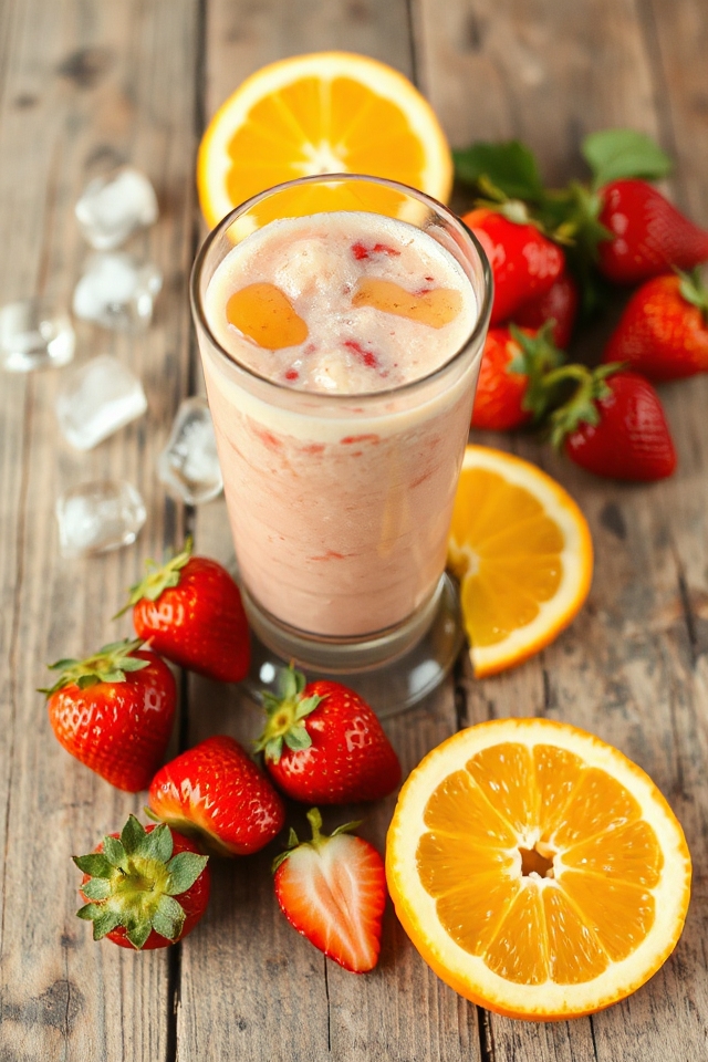 strawberry orange smoothie recipe