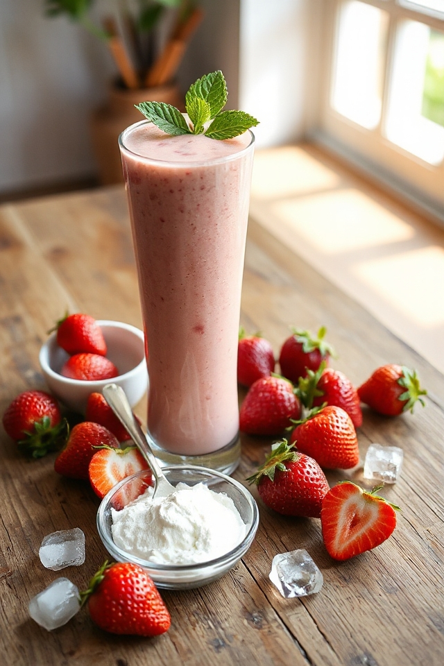 strawberry yogurt smoothie recipe