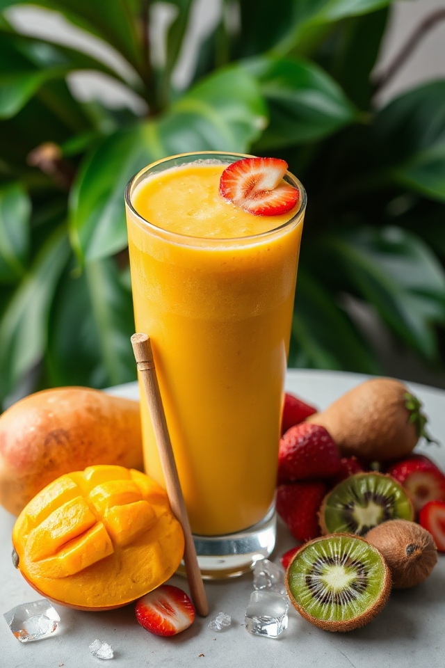 tropical fruit smoothie recipe
