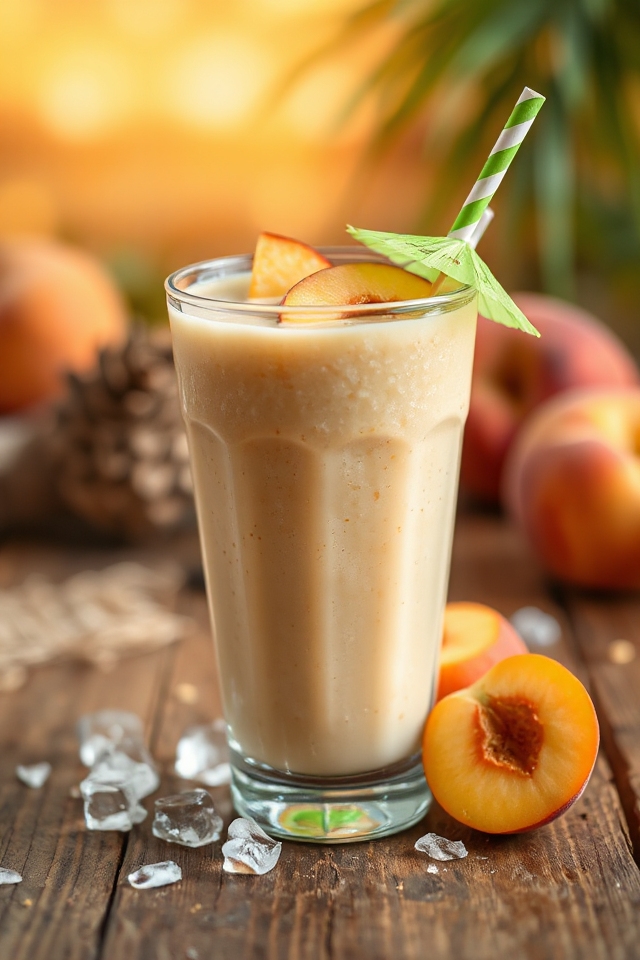tropical peach smoothie recipe