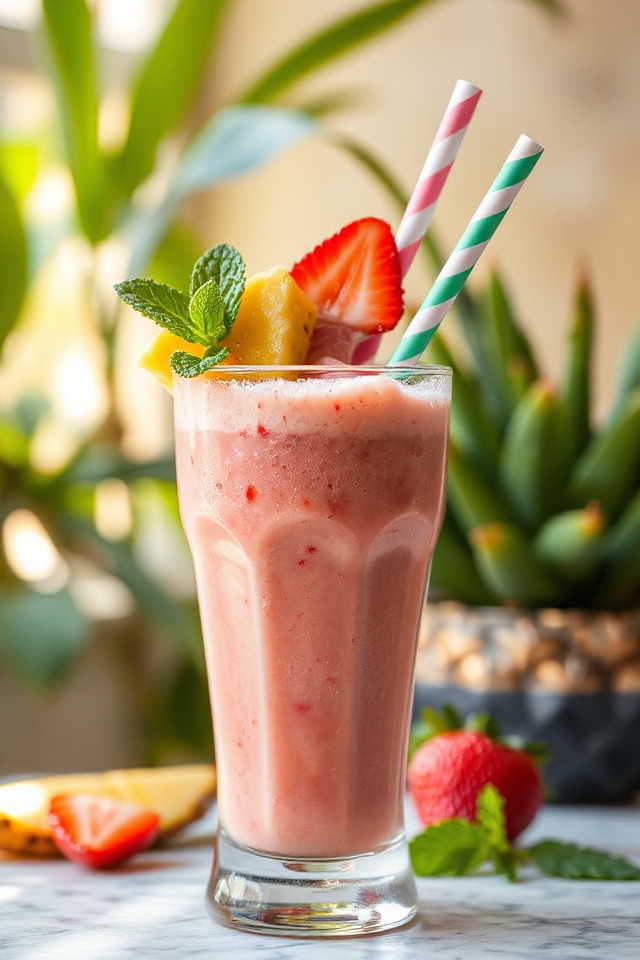 tropical strawberry smoothie recipe