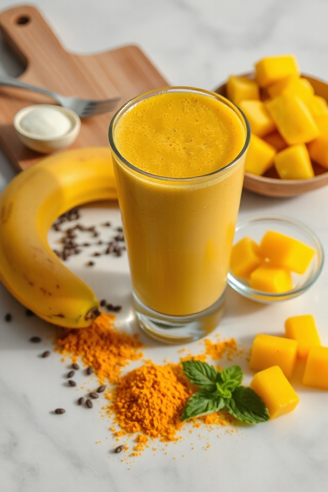 turmeric smoothie preparation instructions